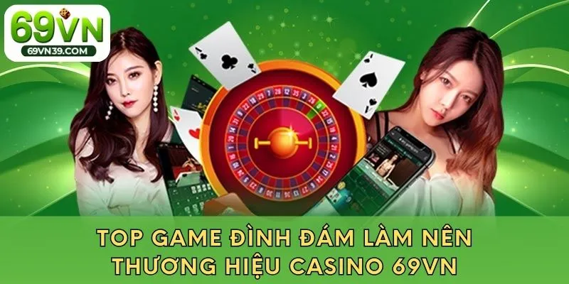 Những tự game mà người chơi thích nhất ở casino 69vn